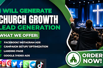 church leads, church growth conference, ministry leads, video ads, facebook ads