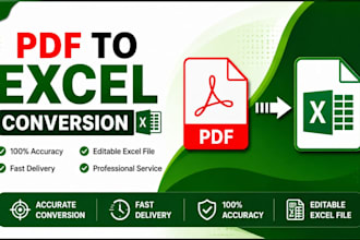 convert PDF to excel with accuracy