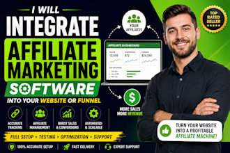 set up affiliate tracking system for your website or sales funnel