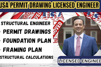 provide structural permit drawing for washington, arizona, and georgia