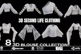 create custom second life mesh clothing for maitreya, legacy and reborn bodies