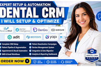 setup revenuewell dental intelligence dengro weave adit bestosys yapi dental crm