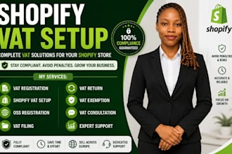 do vat consultation shopify vat setup vat return preparation vat filing