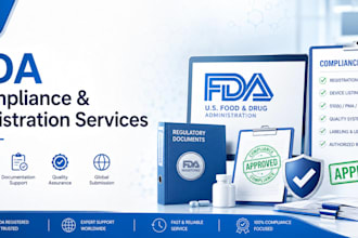 do fda registration, account setup and compliance filing for you
