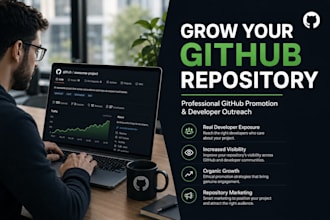 genuinely do github promotion github repository for more stars followers