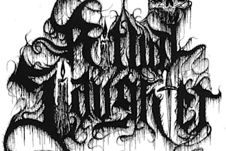 design a dark and elegant gothic metal logo for your band