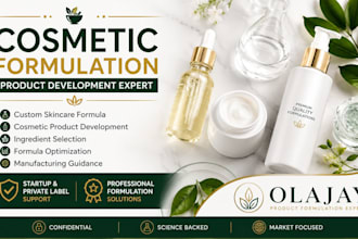formulate cosmetic skincare products and custom beauty formulations