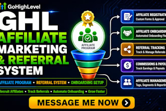 ghl affiliate marketing ghl affiliate program ghl referral ghl onboarding setup