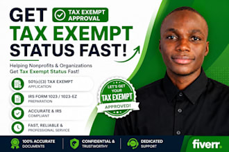help you obtain tax exempt status for your nonprofit organization