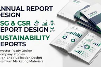design company profile,annual report, esg report, csr,sustainability reports