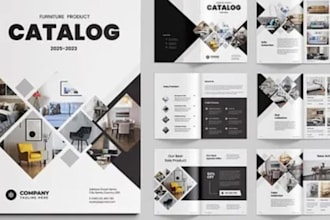 design bifold, trifold brochure or catalog