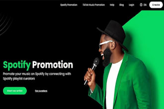 promote your spotify music and album
