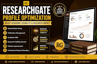 optimize your researchgate profile google scholar citation, academic visibility