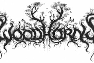 design an epic folk metal logo for your band