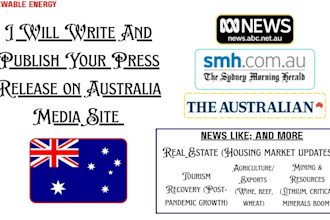write and publish your press release on australia media site