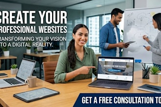 create a professional website for your business