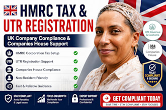 register UK company for hmrc corporation tax utr companies house compliance