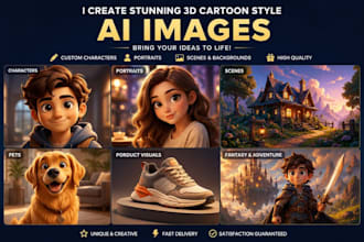 create cartoon style ai images for you