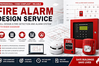 design fire protection system and fire alarm system
