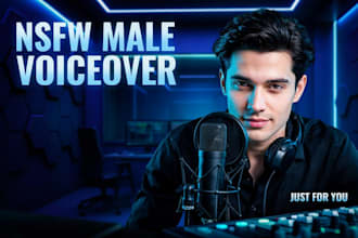 do male flirty voiceover seductive voice voice acting nsfw asmr erotic voice