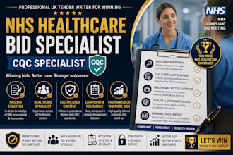 professional uk tender writer for winning nhs healthcare bids cqc specialist