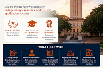 edit college application essays and resumes
