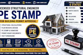 license structural engineer pe stamp for montana, dakota, pennsylvania, oklahoma
