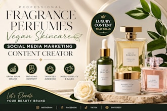 frangrance perfumes vegan skincare  social media marketing content creator