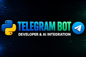 create a custom telegram bot with database and admin panel