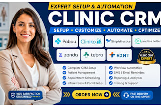setup pabau cliniko simplepractice practicebetter zanda tebra rxnt clinic crm