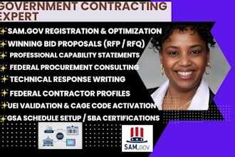 write a winning government contract bid proposals rfp rfqs and sam registration