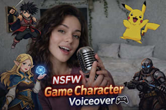 record female game voice over nsfw anime audio sound effects voiceover actress
