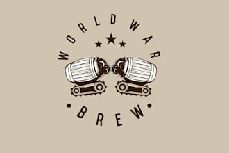 design unique drinking game logo
