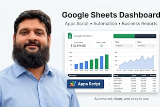 create a google sheets dashboard with apps script