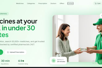 design modern landing page or responsive website layout