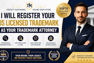 register your US licensed trademark as your trademark attorney