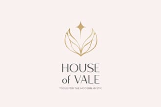 design elegant house vale modern mystic luxury logo