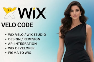 professionally redesign your wix website with custom velo development