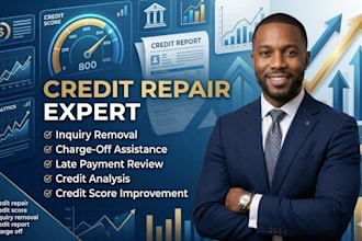 credit repair, inquiry removal, chargeoff, late payment, boost score in 24hrs