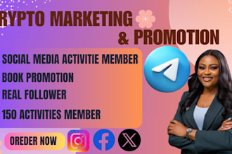 do crypto community, crypto marketing, crypto promotion for telegram marketing