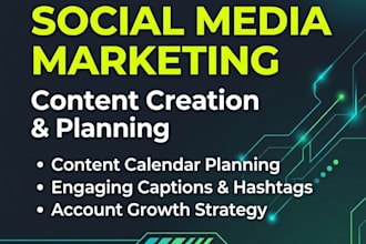 handle social media schedules and planning