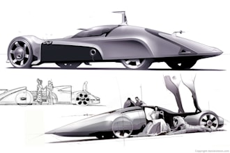 design a concept car or any vehicle for your game