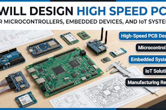 design high speed pcb for microcontrollers, embedded devices, and iot systems