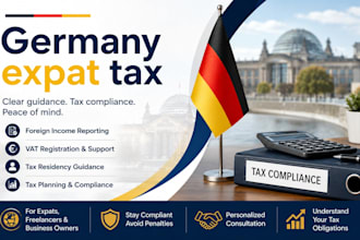 provide germany expat tax consultation, vat and foreign income reporting support