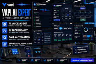 build vapi ai voice agent, ai receptionist and call automation