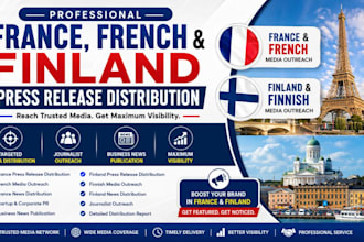 provide france, french, finland press release distribution