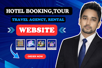 build hotel booking and travel agency website with calendar sync