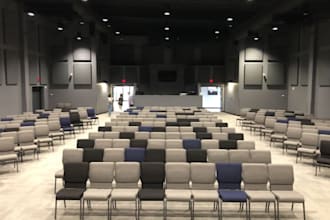 create premium church interior, exterior design with transforming worship spaces