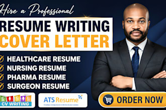 write ats healthcare resume for medical, nursing, pharma, biotech, surgeon roles