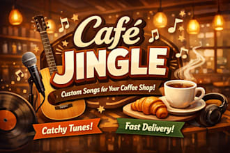 make custom cafe jingle